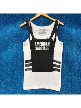 Asap Rocky American Sabotage Rap White Tank Size Medium